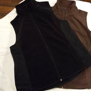 Two fleece vest for price of one
